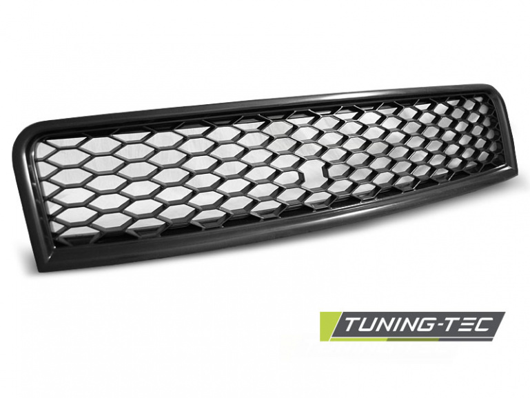 Upgrade Sportgrill / Kühlergrill für Audi A4 B6 00-04 matt schwarz in Wabendesign