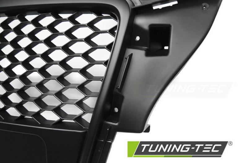 Upgrade Sportgrill / Kühlergrill für Audi A3 8P Facelift 08-12 matt schwarz in Wabendesign