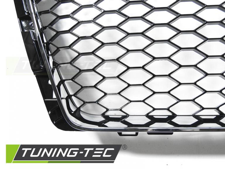 Upgrade Sportgrill / Kühlergrill für Audi A4 B9 (8W) 15-19 chrom in Wabendesign
