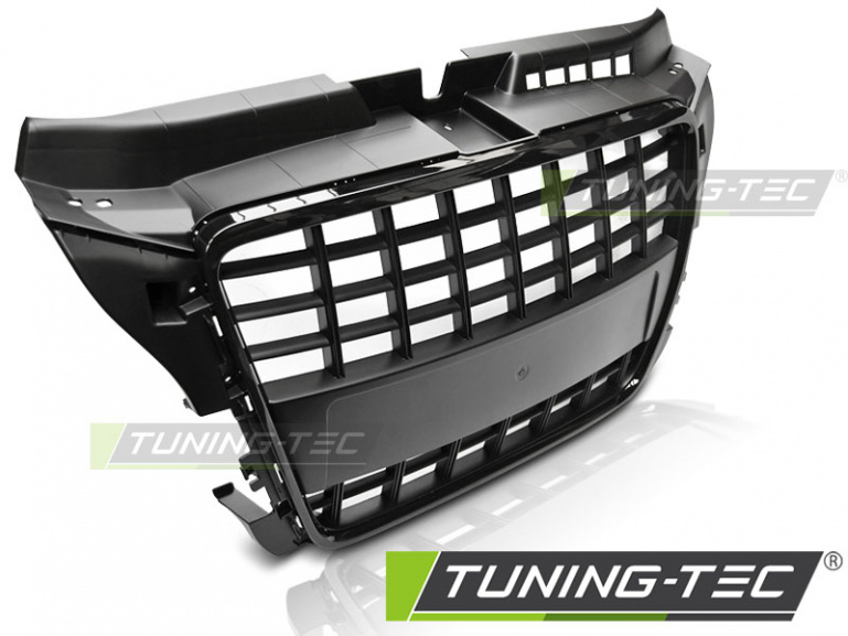 Upgrade Sportgrill / Kühlergrill für Audi A3 8P Facelift 08-12 Hochglanz schwarz