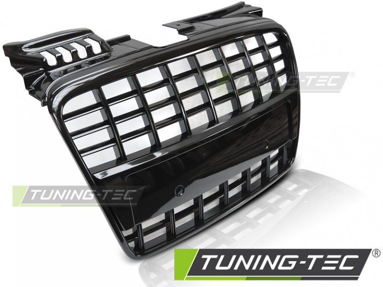 Upgrade Sportgrill / Kühlergrill für Audi A4 B7 (8E) 04-08 Hochglanz schwarz
