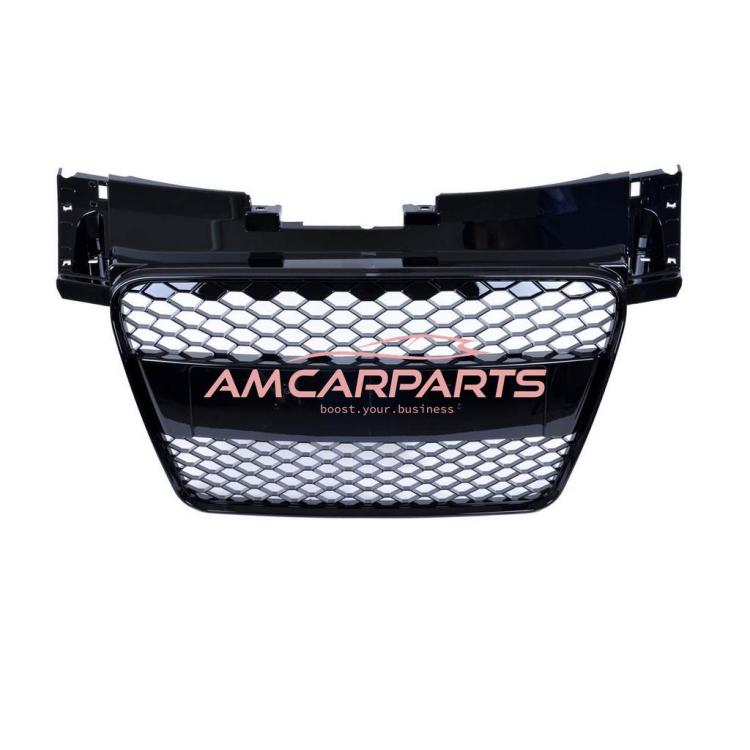 Upgrade Sportgrill / Kühlergrill für Audi TT 8J Coupe/Roadster 06-14 Hochglanz Schwarz in Wabendesign