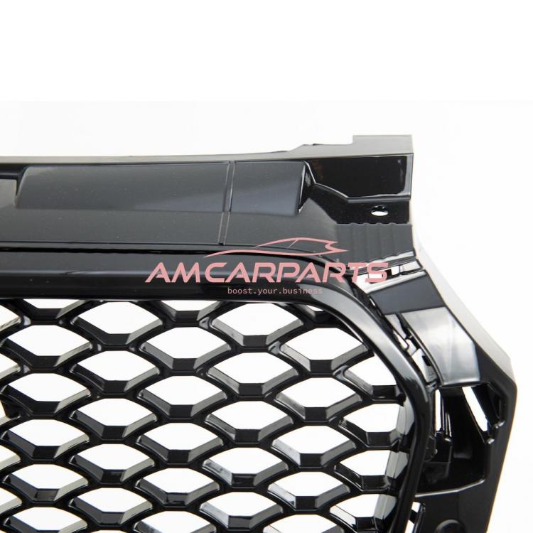 Preview: Upgrade Sportgrill / Kühlergrill für Audi A1 8X 10-14 Hochglanz Schwarz in Wabendesign