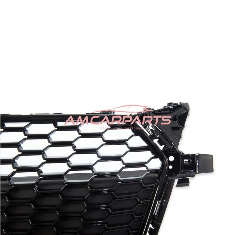 B-Ware - Upgrade Sportgrill / Kühlergrill für Audi TT 8S Coupe/Cabrio/Roadster 14-18 Hochglanz Schwarz in Wabendesign
