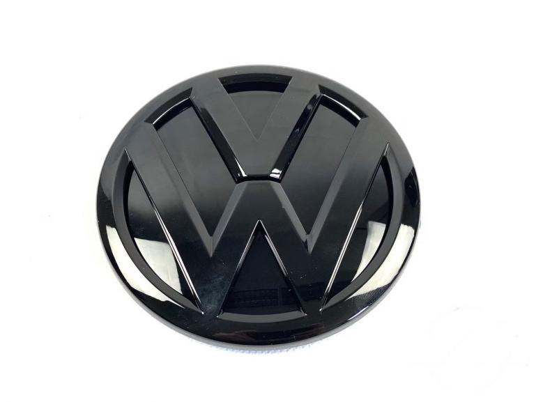Upgrade Design Original VW Logo / Emblem Hinten für Volkswagen T5 10-15 / T6 15-19 und T6.1 ab 2019 Hochglanz schwarz