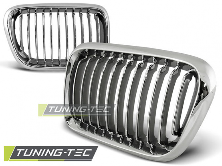 Nieren Kühlergrill Front Grill Chrom passend für BMW 7er E38