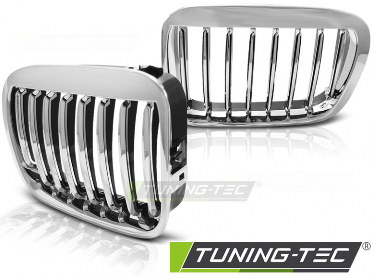 Upgrade Sportgrill Nieren für BMW 3er E46 Limousine/Touring 98-01 chrom