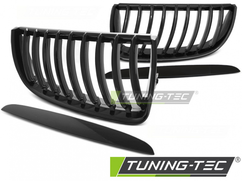 Upgrade Sportgrill Nieren für BMW 3er E90/91 05-08 Hochglanz schwarz