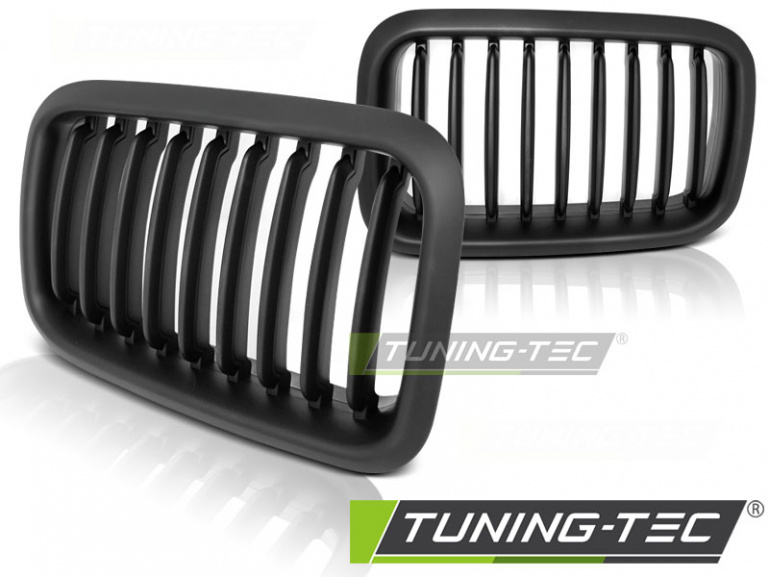 Upgrade Sportgrill Nieren für BMW 3er E36 90-96 matt schwarz