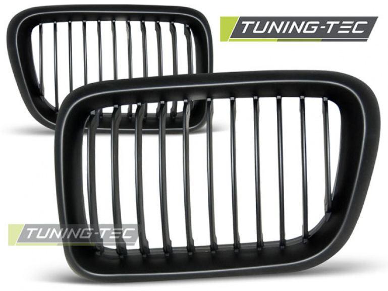 Upgrade Sportgrill Nieren für BMW 3er E36 Facelift 96-99 matt schwarz