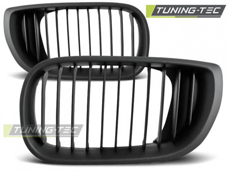 Upgrade Sportgrill Nieren für BMW 3er E46 Facelift Limousine/Touring 01-05 matt schwarz