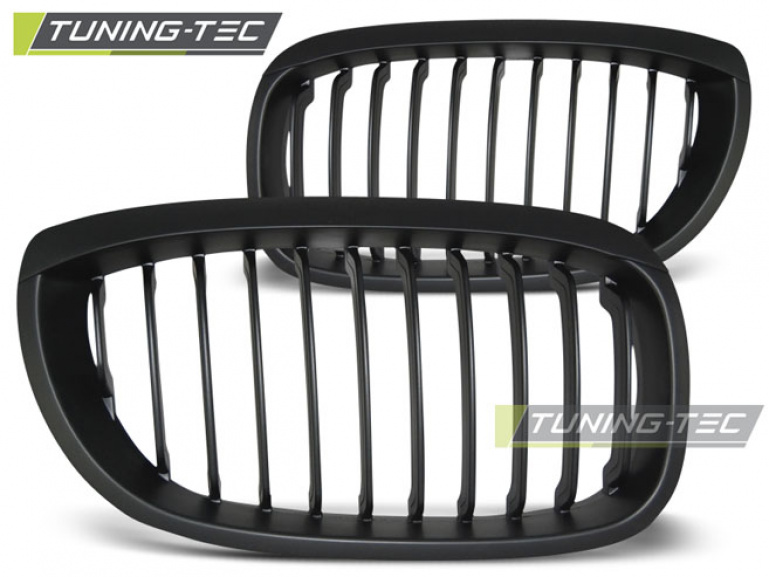 Upgrade Sportgrill Nieren für BMW 3er E46 Coupe/Cabrio 03-06 matt schwarz