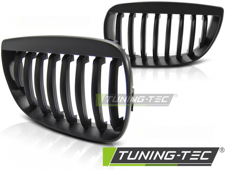 Upgrade Sportgrill Nieren für BMW 1er E87/E81 04-07 matt schwarz