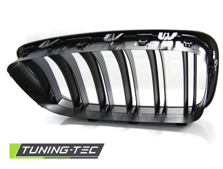 Upgrade Sportgrill Nieren für BMW 5er F10/F11 Limousine/Touring 10-16 Hochglanz schwarz Doppelsteg Design