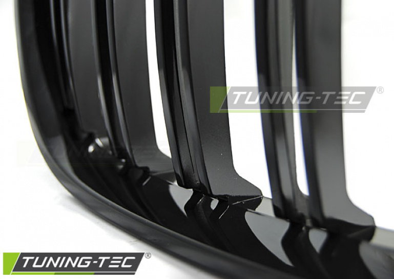 Upgrade Sportgrill Nieren für BMW 3er F30/F31/F36 Facelift Limousine/Touring/Grand Coupe 13-19 Hochglanz schwarz in Doppelsteg Design