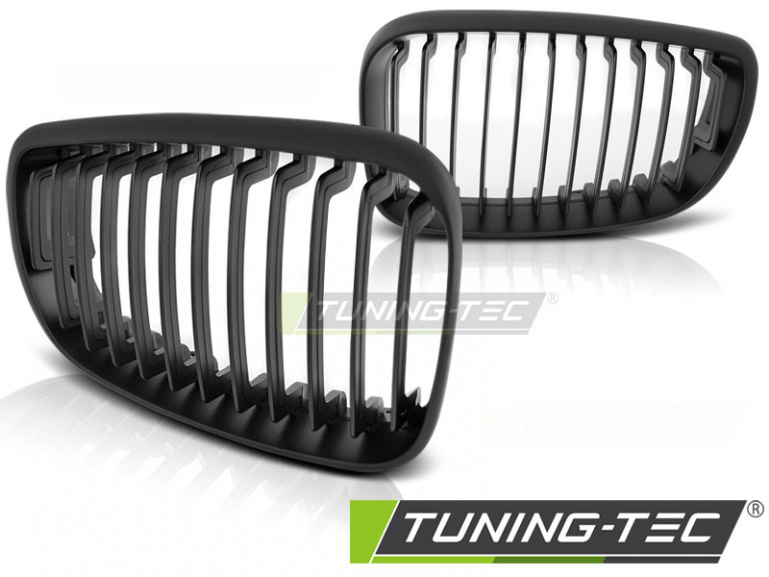 Upgrade Sportgrill / Kühlergrill Nieren für BMW 1er E87/E81/E82/E88 07-13 matt schwarz
