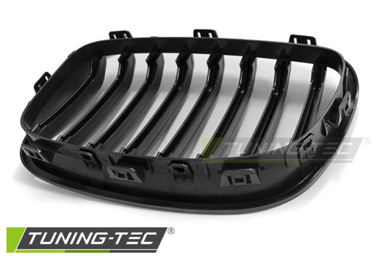 Upgrade Sportgrill Nieren für BMW 1er F20/F21 11-14 matt schwarz