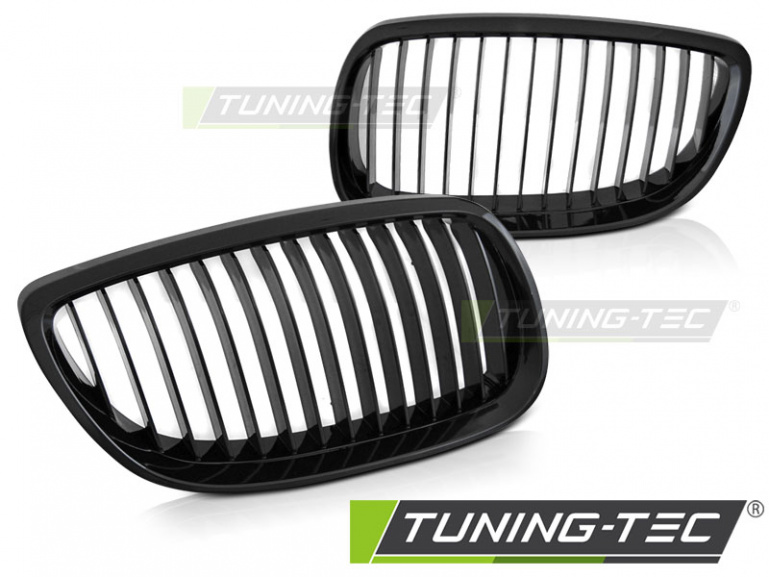 Upgrade Sportgrill Nieren für BMW 3er E92/E93 Coupe/Cabrio 07-10 Hochglanz schwarz