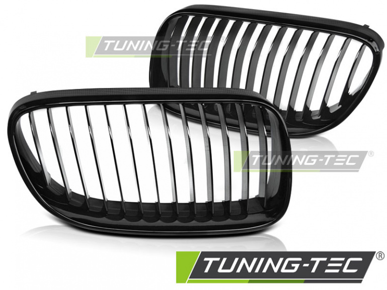 Upgrade Sportgrill Nieren für BMW 3er E92/E93 Coupe/Cabrio Facelift 10-13 Hochglanz schwarz