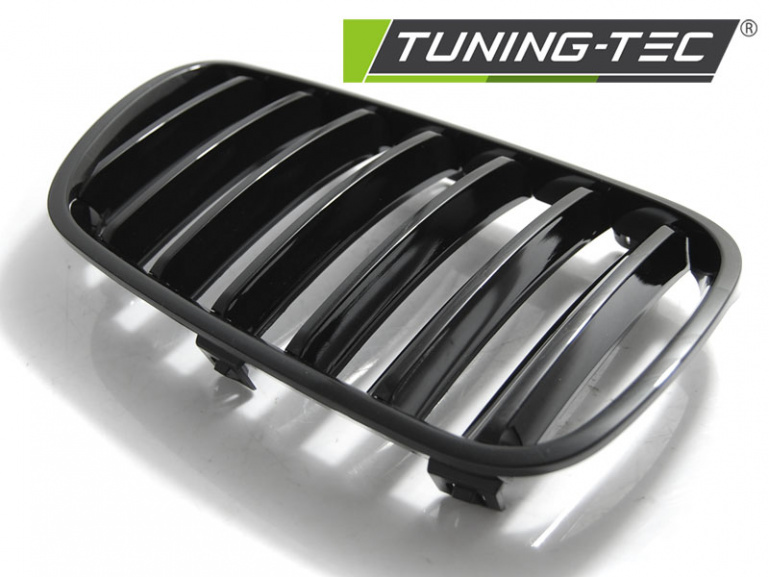 Upgrade Sportgrill Nieren für BMW X3 E83 Facelift 06-10 Hochglanz schwarz