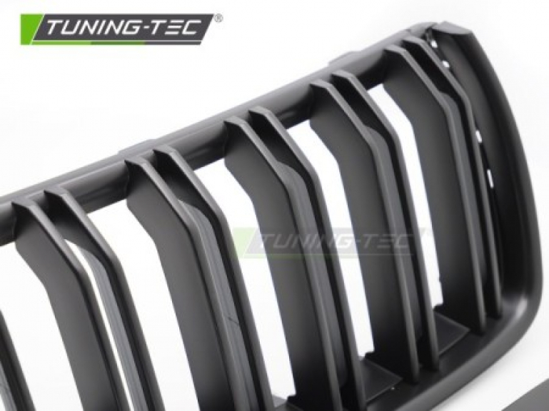 Upgrade Doppelsteg Sportgrill Nieren für BMW 3er E90/91 05-08 schwarz matt