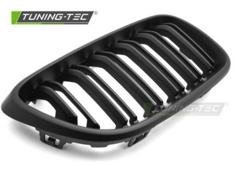 Preview: Upgrade Doppelsteg Sportgrill Nieren für BMW 2er F22/F23 13-21 matt schwarz