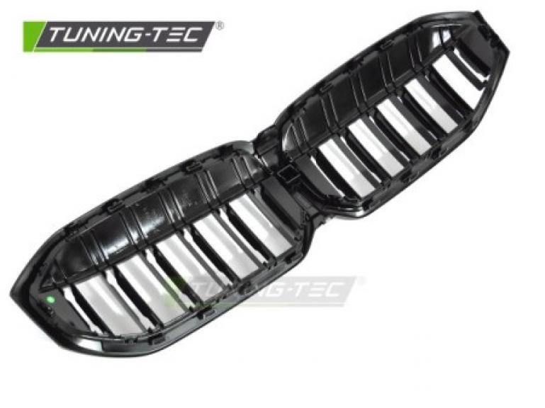 Upgrade Sportgrill Nieren für BMW 3er G20/G21 LCI 22+ Hochglanz schwarz in Doppelsteg Design