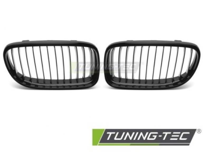 Preview: Upgrade Design Sportgrill Nieren für BMW 3er E90/91 LCI 09-11 Hochglanz schwarz
