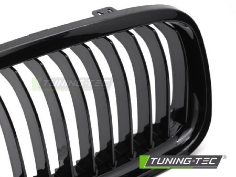 Preview: Upgrade Design Sportgrill Nieren für BMW 3er E90/91 LCI 09-11 Hochglanz schwarz