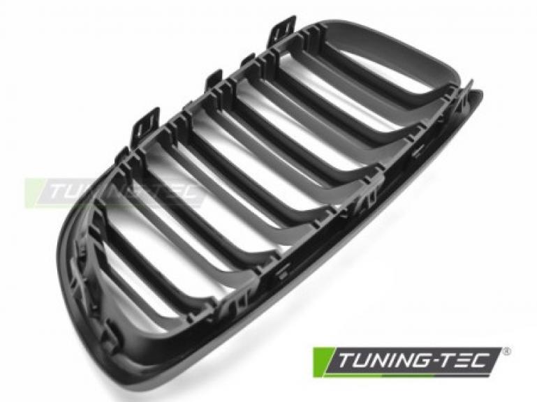 Upgrade Doppelsteg Design Sportgrill Nieren für BMW 3er E92/E93 Coupe/Cabrio 07-10 matt schwarz