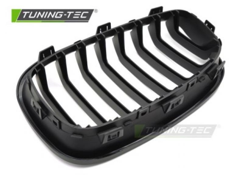 Upgrade Sportgrill / Kühlergrill Nieren für BMW 1er F20/F21 11-14 matt schwarz