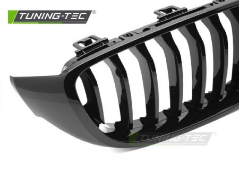 Preview: Upgrade Sportgrill Nieren für BMW 4er F32/F33/F36  13-19 Hochglanz schwarz