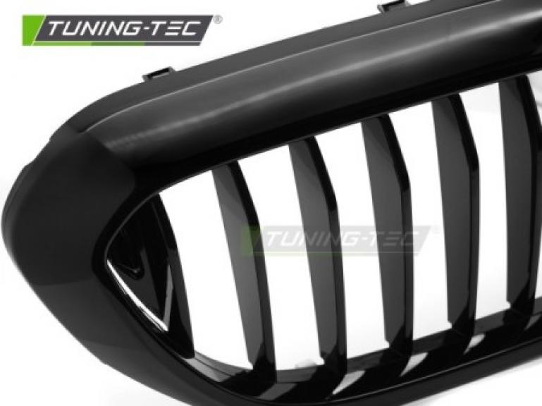 Preview: Upgrade Sportgrill Nieren für BMW 5er G30/G31 17-21 Hochglanz schwarz