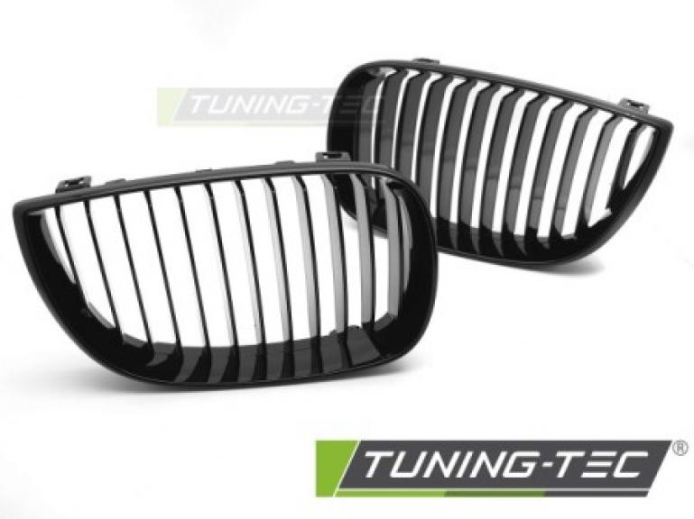 Upgrade Sportgrill / Kühlergrill Nieren für BMW 1er E87 04-07 Hochglanz schwarz