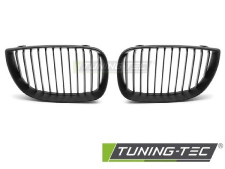 Preview: Upgrade Sportgrill / Kühlergrill Nieren für BMW 1er E87 04-07 Matt schwarz