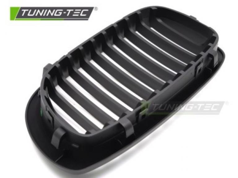 Preview: Upgrade Sportgrill Nieren für BMW 3er E46 Facelift Limousine/Touring 01-05 Matt schwarz