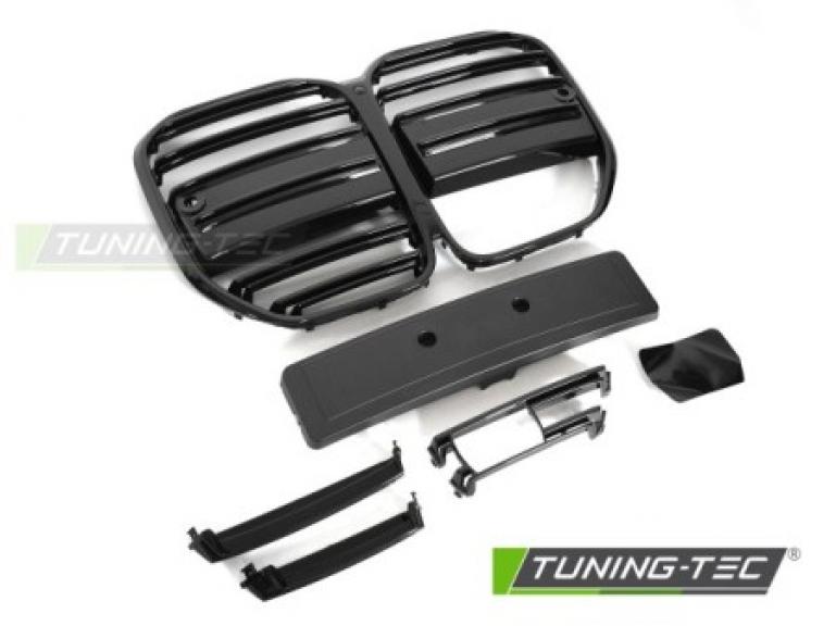 Preview: Upgrade Design Sportgrill / Frontgrill Nieren für BMW 4er G22 / G23 Coupe / Cabrio 20+ Hochglanz schwarz
