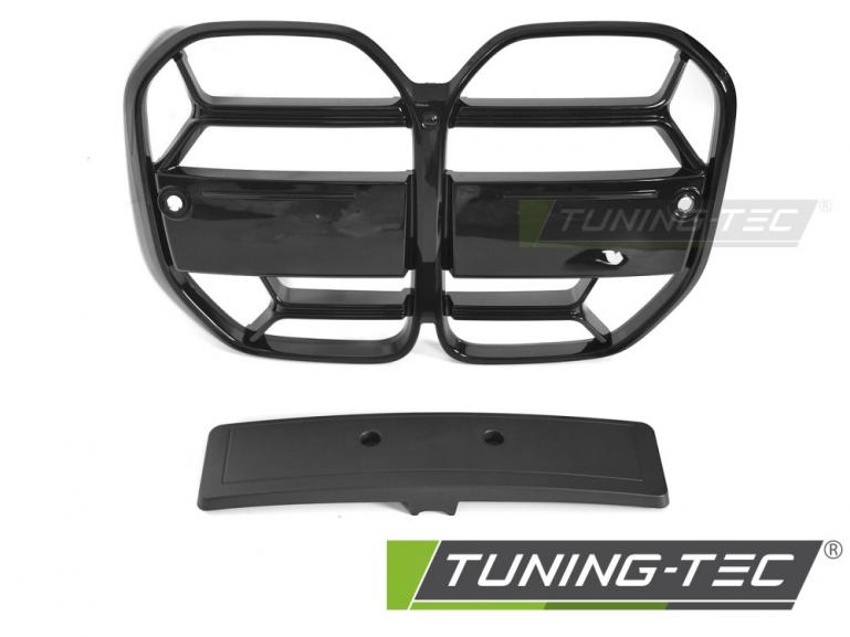 Preview: Upgrade+ Design Sportgrill / Frontgrill Nieren für BMW 4er G22 / G23 Coupe / Cabrio 20+ Hochglanz schwarz