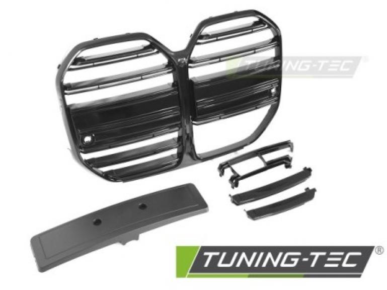 Upgrade Design Sportgrill / Frontgrill Nieren für BMW 4er G26 Gran Coupe 21+ Hochglanz schwarz