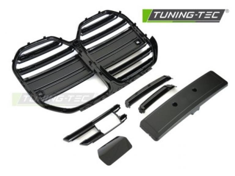 Preview: Upgrade Design Sportgrill / Frontgrill Nieren für BMW 4er G26 Gran Coupe 21+ Hochglanz schwarz