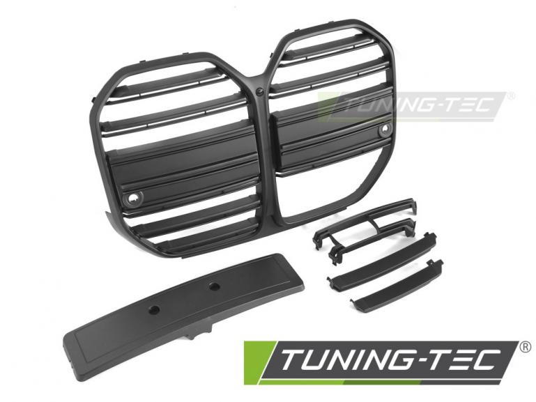 Upgrade Design Sportgrill / Frontgrill Nieren für BMW 4er G26 Gran Coupe 21+ Matt schwarz
