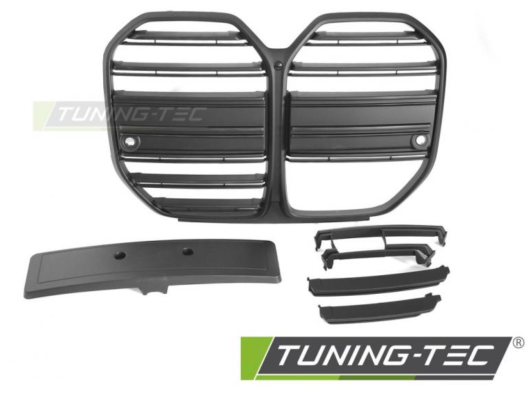 Preview: Upgrade Design Sportgrill / Frontgrill Nieren für BMW 4er G26 Gran Coupe 21+ Matt schwarz