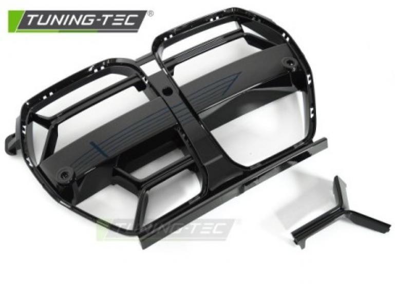 Preview: Upgrade+ Design Sportgrill / Frontgrill Nieren für BMW G82 Coupe 21+ Hochglanz schwarz 