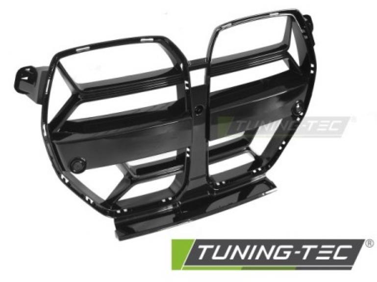 Preview: Upgrade+ Design Sportgrill / Frontgrill Nieren für BMW G82 Coupe 21+ Hochglanz schwarz 