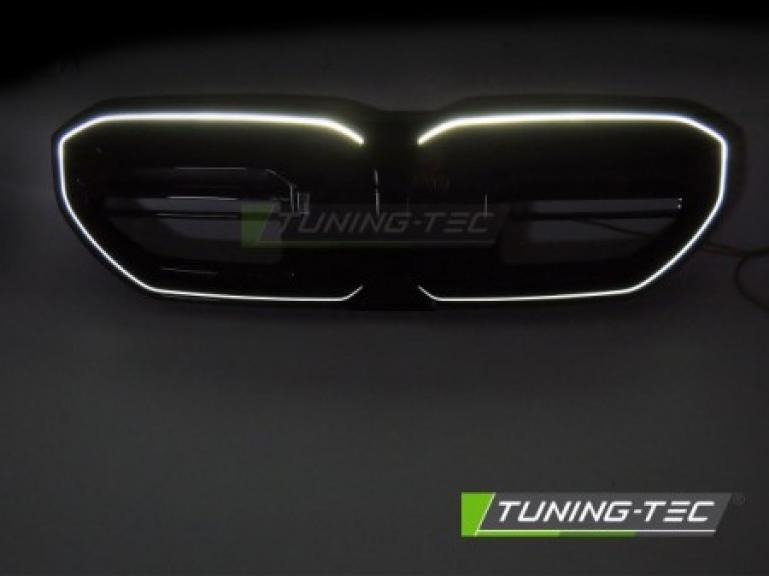 Preview: Upgrade Design LED-Kühlergrill in Hochglanz schwarz passend für BMW 5er G60 2024+