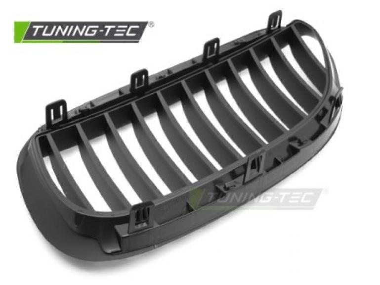 Preview: Upgrade Sportgrill / Frontgrill Nieren für BMW 6er E63/E64 Coupe/Cabrio 02-10 Matt schwarz