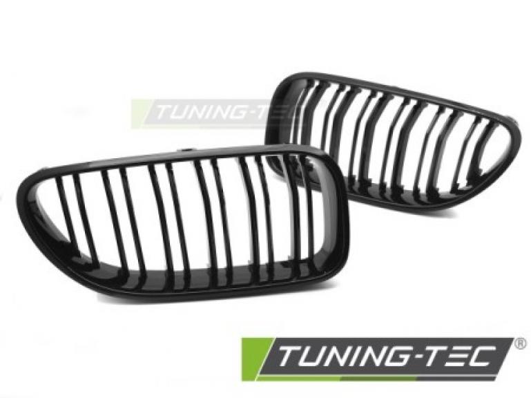 Upgrade Doppelsteg-Design Sportgrill / Frontgrill Nieren für BMW 6er F12 / F13 Coupe/Cabrio 11-18 Hochglanz schwarz