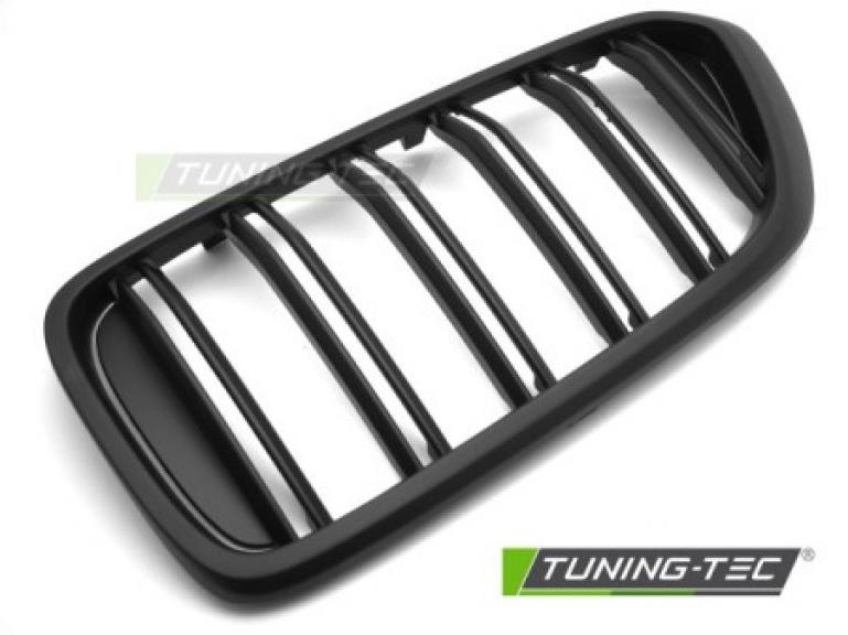 Preview: Upgrade Doppelsteg-Design Sportgrill / Frontgrill Nieren für BMW 6er G32 Gran Turismo (GT) 17-20 Matt schwarz