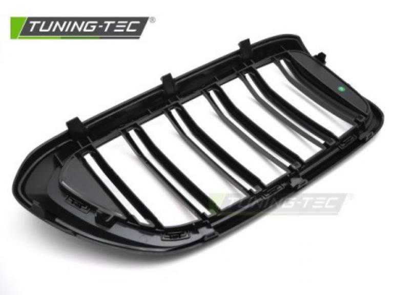 Preview: Upgrade Doppelsteg-Design Sportgrill / Frontgrill Nieren für BMW 6er G32 Gran Turismo (GT) 17-20 Matt schwarz