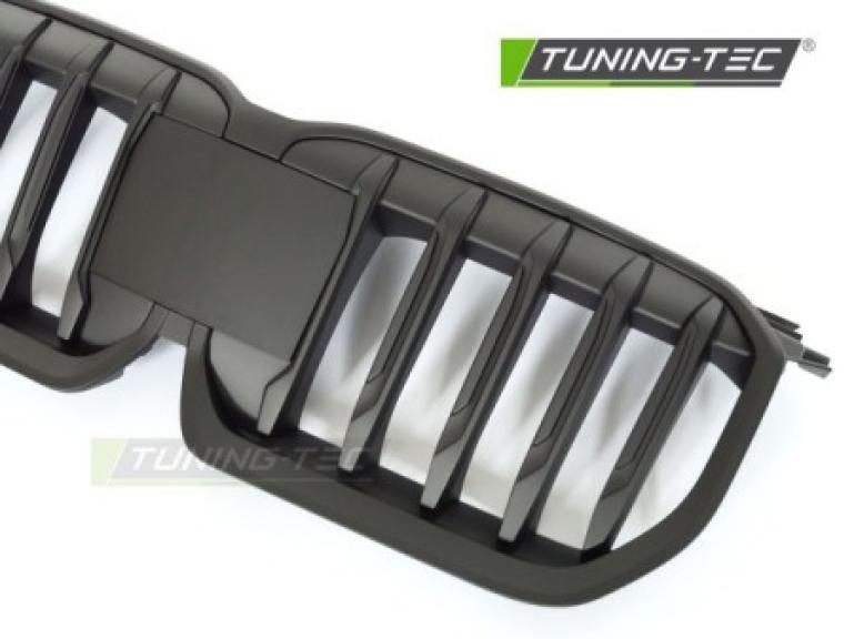 Preview: Upgrade Design Sportgrill / Frontgrill Nieren für BMW X1 U11 22+ Matt schwarz